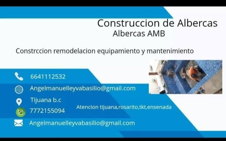 Banner de contacto Albercas AMB